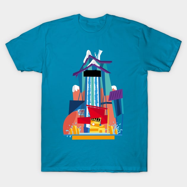 Dudley Do Right's Ripsaw Falls T-Shirt by UniversallyDisney